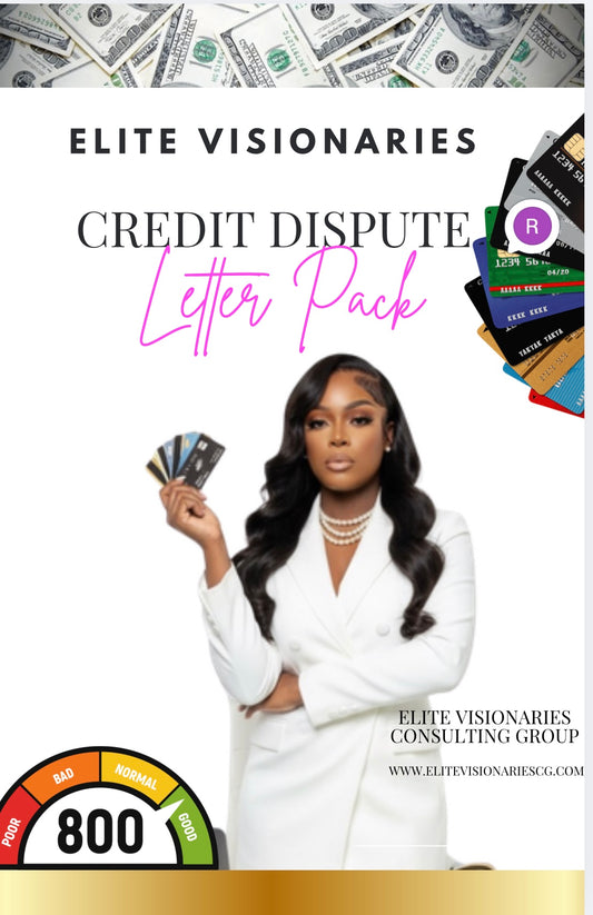 Credit Dispute Letter Pack - Professional Templates to Correct Inaccurate Credit Reporting